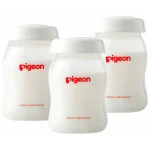 Pigeon Milk Storage Bottle 160ml + Disk (3 Pc)