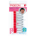 Pigeon Safety Pin (S) 9 Pcs/Card