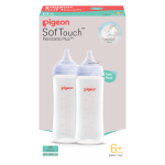 PIGEON SOFTOUCH BOTTLE PP 330ML (L) TWIN PACK