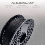 PLA Filament - Black - 1kg - 1.75mm - Image 3