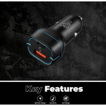 Pro Bass AutoPower Series 32w Dual USB and Type-C Car Charger - Image 4