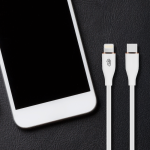 Pro Bass FlexiCord Series 2m 27w Type-C to Lightning Charging Cable - White - Image 5