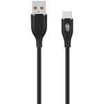 Pro Bass FlexiCord Series 2m USB to Type-C Charging Cable - Black - Image 2