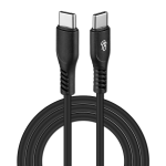 Pro Bass Fuse Series 1m Type-C to Type-C Cable - Black - Image 2