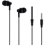 Pro Bass Genesis Series 3.5mm Wired Earphones (No Mic) - Black