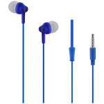 Pro Bass Genesis series Packaged Aux earphone No Microphone- Royal Blue