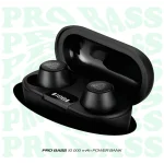 Pro Bass Nova Series TWS Earphone - Black - Image 7