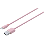 Pro Bass Power Series Boxed Round Micro USB Cable - Pink - Image 2