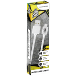 Pro Bass Power Series Boxed Round Micro USB Cable - White - Image 3