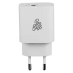 Pro Bass Rapidcharge Series 20w+18w Dual USB and Type-C Wall Charger - White - Image 2