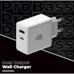 Pro Bass RapidCharge Series 32w Dual USB and Type-C Wall Charger - Image 4