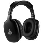 Pro Bass Retro Bluetooth Wireless Headphone with PU Case - Black - Image 2