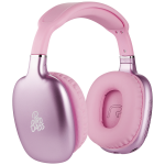 Pro Bass Retro Bluetooth Wireless Headphone with PU Case - Pink - Image 2