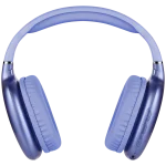 Pro Bass Retro Bluetooth Wireless Headphone with PU Case - Purple - Image 3