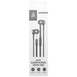 Pro Bass Swagger 2.0 Series - Boxed Auxiliary Earphone with Mic - Black - Image 3