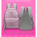 Quest Love-letter Backpack Pink - Image 5