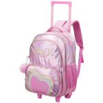 Quest Mirror-Glitz Trolley Backpack - Pink - Image 2