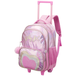 Quest Mirror-Glitz Trolley Backpack - Pink - Image 3
