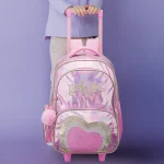 Quest Mirror-Glitz Trolley Backpack - Pink - Image 6