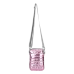 Quest Puffer Cross Body Bag - Pink - Image 3