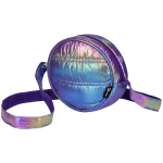 Quest Puffer Cross Body Bag - Purple - Image 2