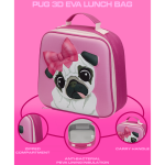 Quest Pug 3D EVA Lunch Bag - Pink - Image 4