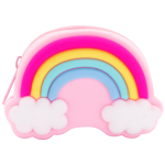 Quest Rainbow Silicone Purse - Pink