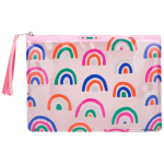 Quest Rainbow Value Pencil Case - Pink