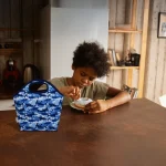Quest Shark Cammo Lunch Bag Blue - Image 6