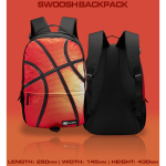 Quest Swoosh Backpack Black - Image 3