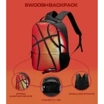 Quest Swoosh Backpack Black - Image 6