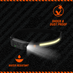 Rugged by Volkano 500lm COB Headlamp with Wave Sensor - Image 3