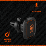 Rugged by Volkano Magnetic Car Air Vent Phone Holder - Image 2
