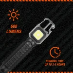 Rugged by Volkano Multi-Function Keychain Light with Tripod - Image 2