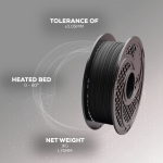 SA Filament PLA Hyper Filament 1kg - Black - Image 6