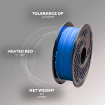 SA Filament PLA Hyper Filament 1kg - Blue - Image 12