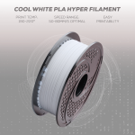 SA Filament PLA Hyper Filament 1kg - Cool White - Image 8