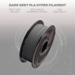 SA Filament PLA Hyper Filament 1kg - Dark Grey - Image 6