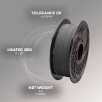 SA Filament PLA Hyper Filament 1kg - Dark Grey - Image 7