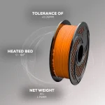 SA Filament PLA Hyper Filament 1kg - Orange - Image 7