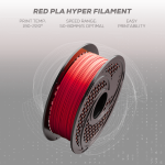 SA Filament PLA Hyper Filament 1kg - Red - Image 6