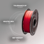 SA Filament PLA Hyper Filament 1kg - Red - Image 7
