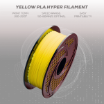 SA Filament PLA Hyper Filament 1kg - Yellow - Image 6