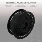 SA Filament PLA Plus Filament 1kg - Gun Metal - Image 9