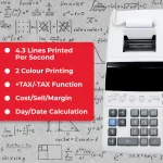 Sharp EL-2607V Premium Fast Printer Calculator AC Powered - Image 5