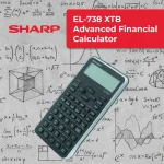 Sharp EL-738 XTB - Advanced Financial Calculator NEW DESIGN - Image 5