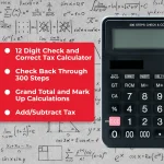 Sharp EL-CC12D Desk Calculator - CheckCorrect Tax - Image 15