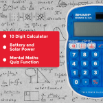 Sharp EL-S25 Calculator - Blue - Blister - Image 3