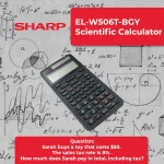 Sharp EL-W506T-BGY Scientific Calculator - 640 functions - Image 2