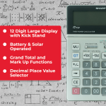 Sharp El2128V Semi-Desk Calculator - Image 5